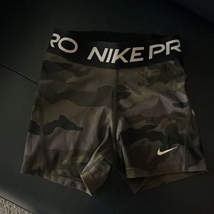 nike pro xs spandex shorts